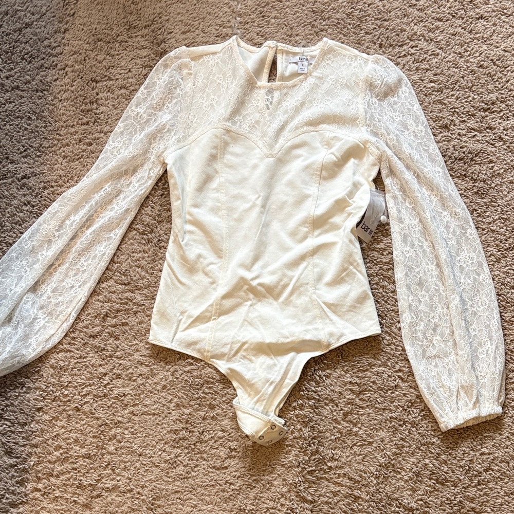 Elegant ivory Lace Bodysuit